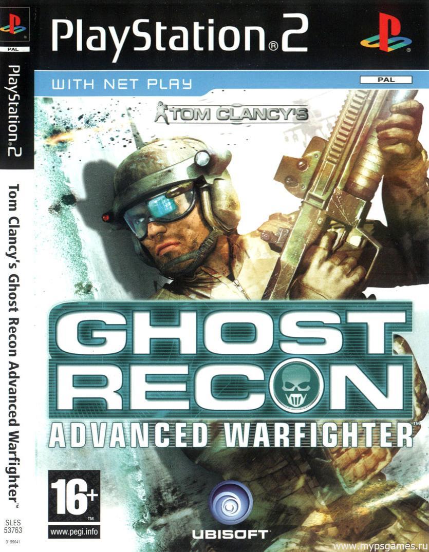 Скан обложки Tom Clancy's Ghost Recon Advanced Warfighter (лицевая)