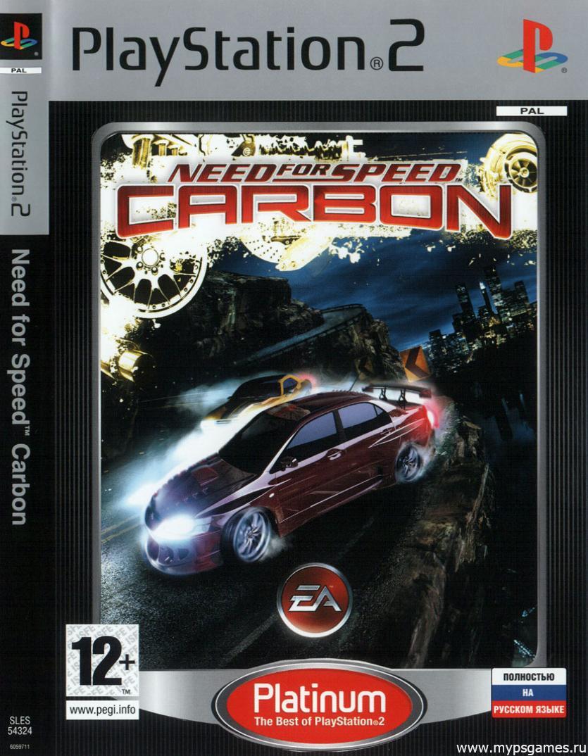 Скан обложки Need For Speed: Carbon (лицевая)