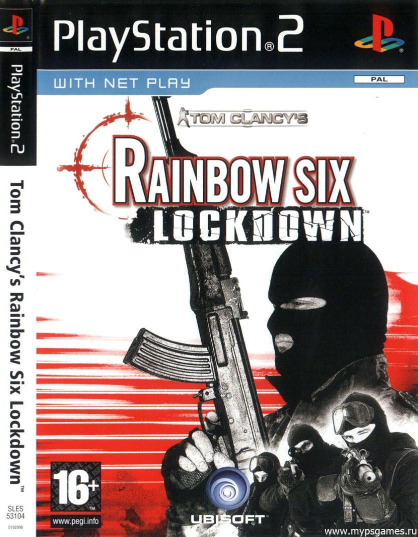 Скан обложки Tom Clancy's Rainbow Six Lockdown (лицевая)