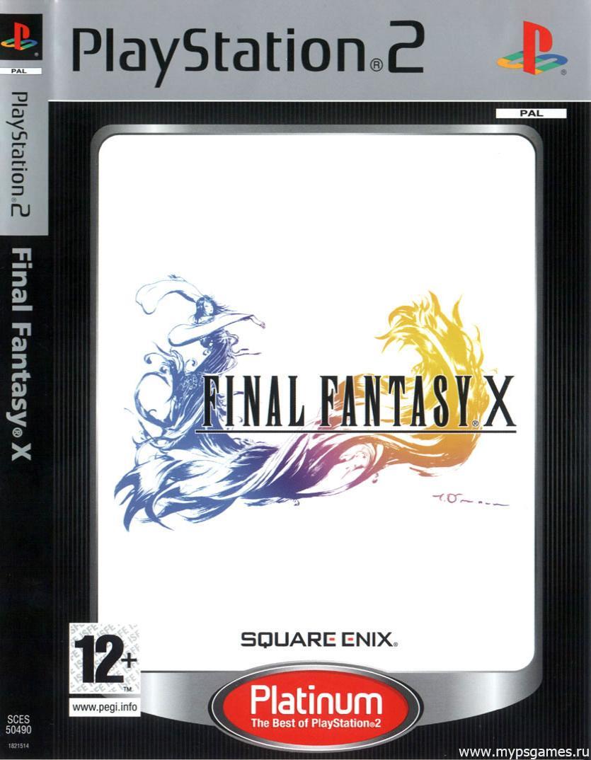 Скан обложки Final Fantasy X (лицевая)