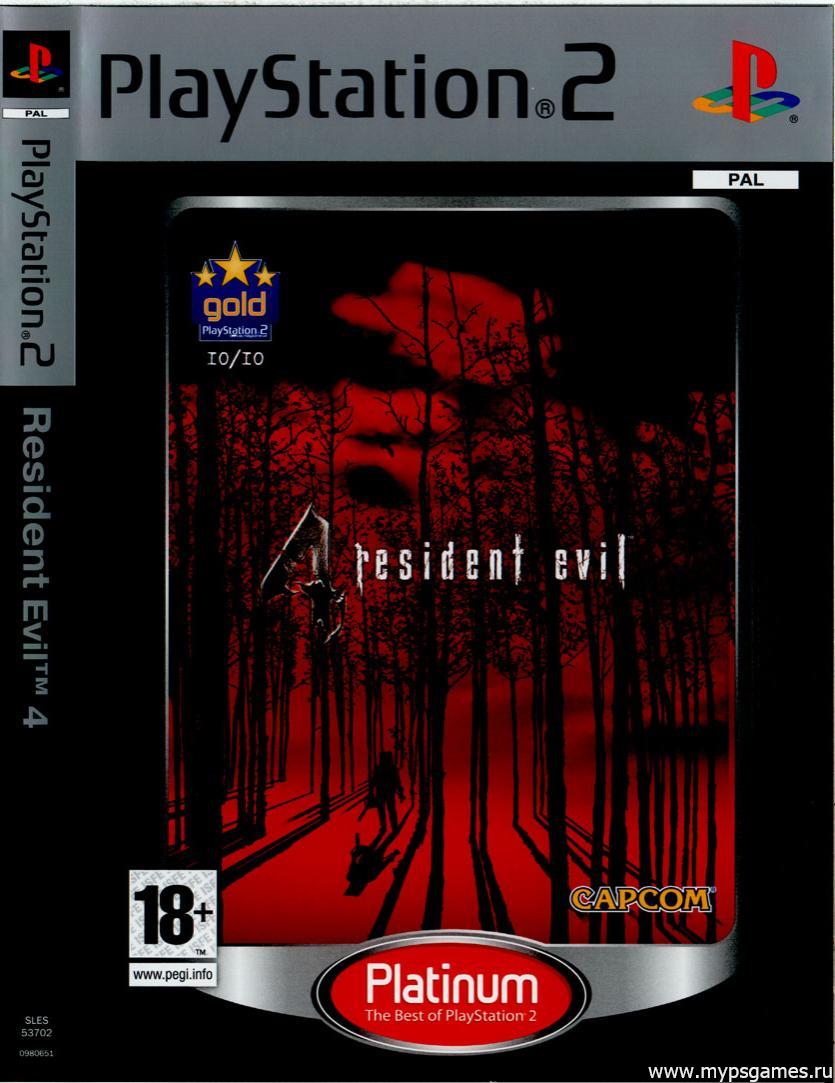 Скан обложки Resident Evil 4 (лицевая)