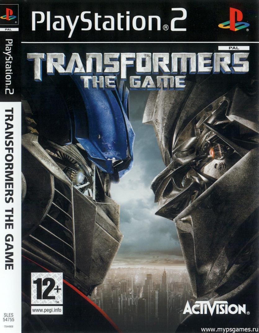 Скан обложки Transformers: The Game (лицевая)